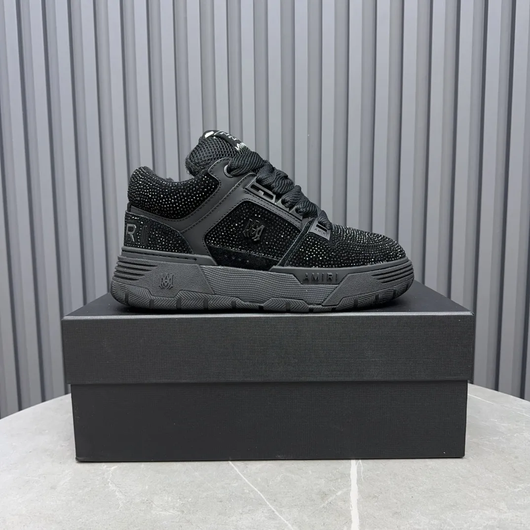 Men's shoes 💰760💰 AMIRI AMIRI fashion brand hot sale 🔥 Available all year round, couples 💑 Official website synchronization Imported fabrics 1⃣️ vs 1⃣️ replica, original factory special original sole, 35-45 (45. non-refundable)